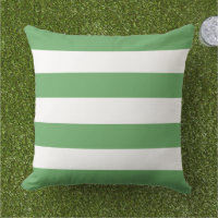 Clásica franja horizontal ancha verde blanca
