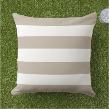 Clásico beige blanco raya horizontal ancha