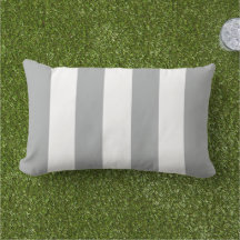 Clásico Gris Blanco Ancho Cabana Raya