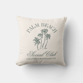 Cojín De Exterior Club Social de Despedida de Soltera Retro Luxe