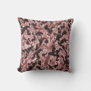 Cojín De Exterior Cobre flotante o cuchillas rocosas sobre rojo más 