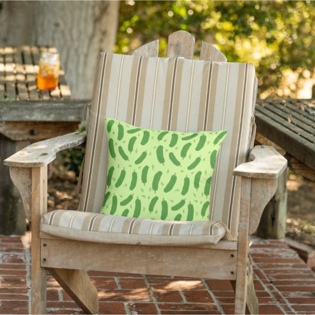 Cojín De Exterior Colección Pickle & Fresh estampada (Silla)
