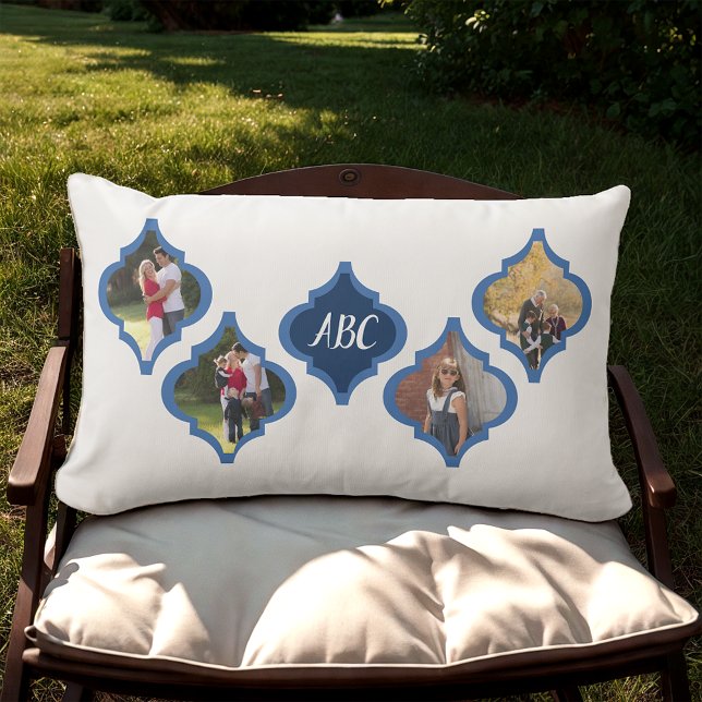 Cojín De Exterior Collage de fotos Quatrefoil (Subido por el creador)