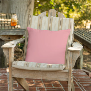 Cojín De Exterior Color Sólido Rosa Encantador