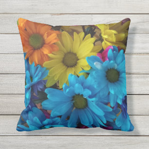 Cojín De Exterior Colorido Bouquet floral primaveral