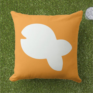 Cojín De Exterior Combo Naranja Rosa Pescado Blanquecino para Patio