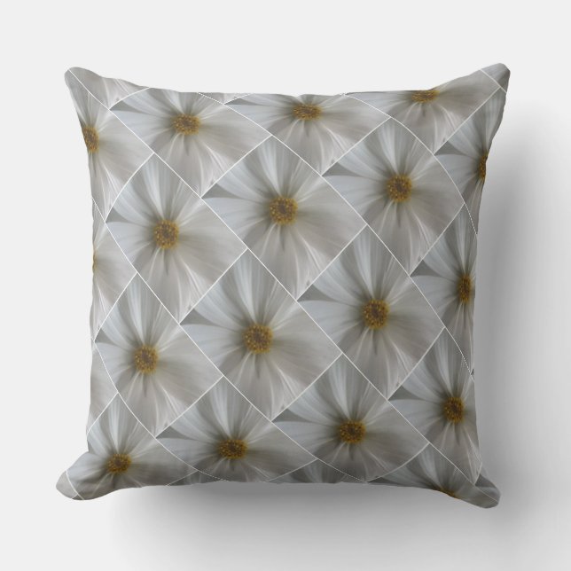 Cojín De Exterior Comodidad floral (Anverso)