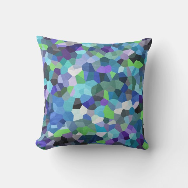 Cojín De Exterior Confetti Violet Blues (Anverso)