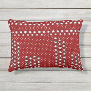 Cojín De Exterior Copos de nieve de invierno