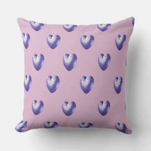 Cojín De Exterior Corazones de lavanda