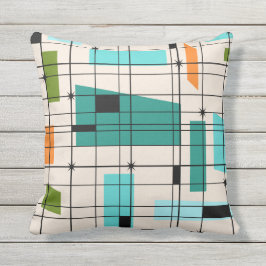 Cojín De Exterior Cuadrícula retro y almohadillas de arranque al air