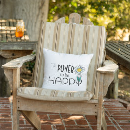 COJÍN DE EXTERIOR DAISY TEMA AL AIRE LIBRE FELIZ PILLOW