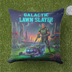 Cojín De Exterior Decoración Retro de Astronauta de Ciencia Ficción
