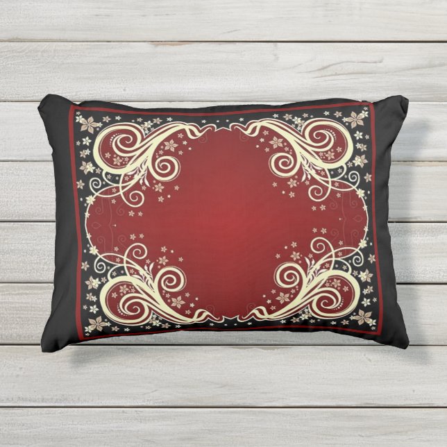 Cojín De Exterior Desplazamiento de estilos clásicos (Anverso)