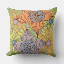 Cojín De Exterior Diseño floral vintage
