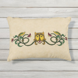 Cojín De Exterior Diseño medieval de leones