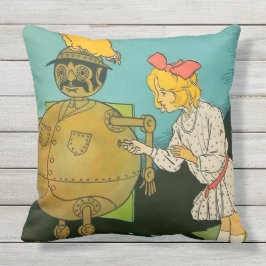 Cojín De Exterior "Dorothy Wound Up Número 1" de John R Neill