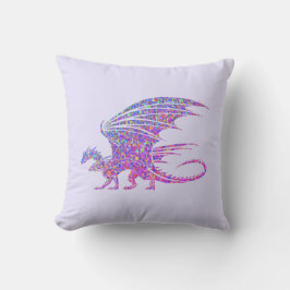 Cojín De Exterior Dragón mosaico asombroso