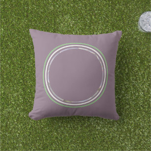 Cojín De Exterior Echeveria "rosa" Suculento/ rosado-gris-verde