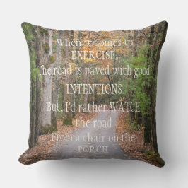 Cojín De Exterior Ejercicio y buenas intenciones
