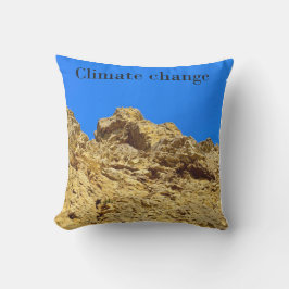 Cojín De Exterior El cambio climático cuida el medio ambiente