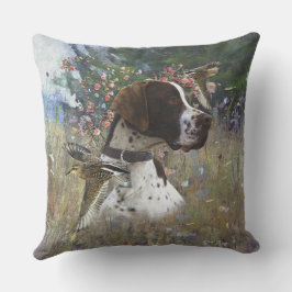 Cojín De Exterior El hermoso puntero en el campo