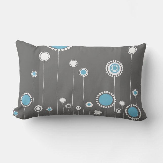 Cojín De Exterior Elegante moderno floral (Anverso)