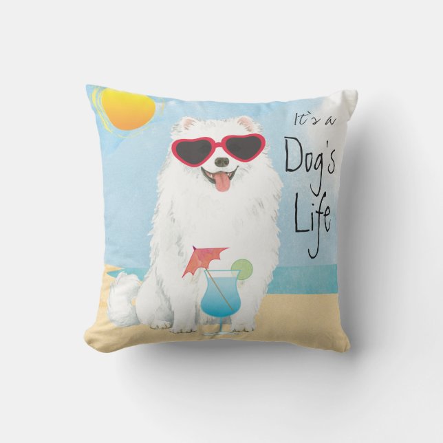 Cojín De Exterior Eskie de verano (Anverso)