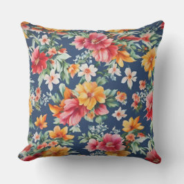Cojín De Exterior Espectáculo floral brillante de verano en Italia