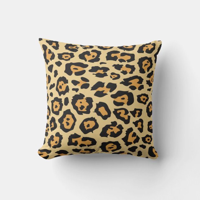 Cojín De Exterior estela de moda safari manchas leopardo de moda est (Anverso)