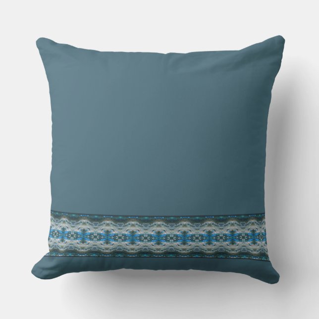 Cojín De Exterior Estilo azul gris (Anverso)