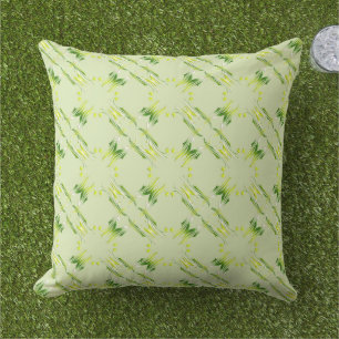 Cojín De Exterior Estilo barroco Lime Verde.