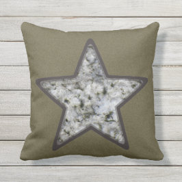 Cojín De Exterior Estrella del rock de la geología en color de