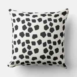 Cojín De Exterior Faux Rocks Black and White Indoor