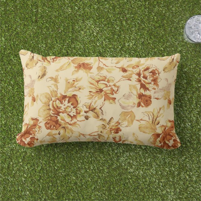 Cojín De Exterior Flor marrón (Césped)