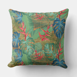 Cojín De Exterior Floral tropical