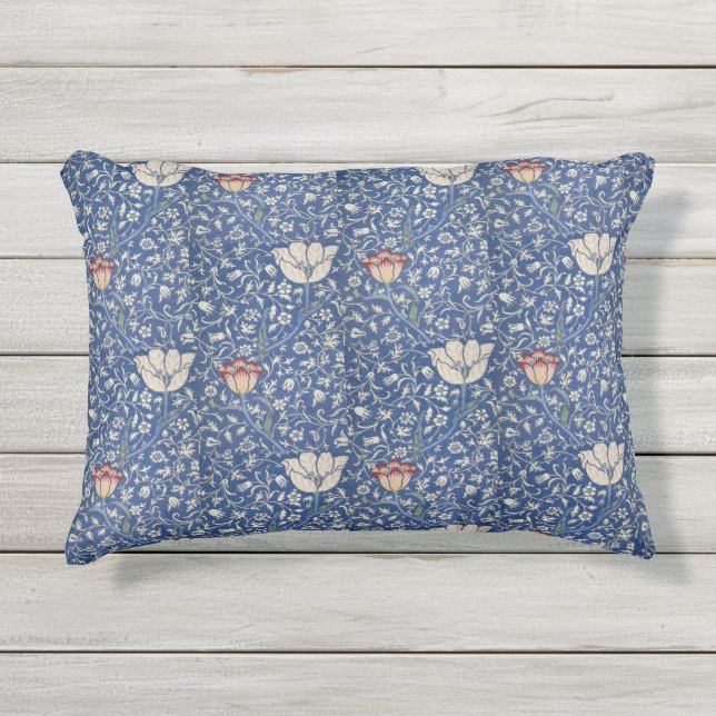 Cojín De Exterior Flores florales de época William Morris Medway (Anverso)