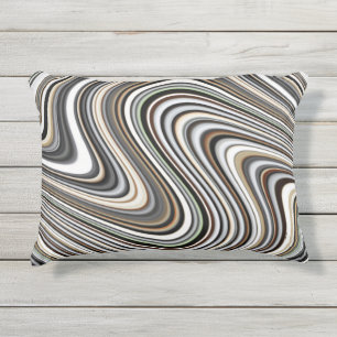 Cojín De Exterior Formas abstractas de curvas