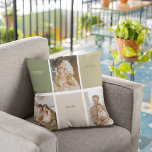 Cojín De Exterior Foto Collage Moderno El Mejor Regalo De Papá Nunca<br><div class="desc">Un obsequio a los mejores papas de la vida es una manera perfecta de mostrar su aprecio por su padre. Este regalo consiste en un collage de fotos de estilo moderno, que incluye múltiples fotos de ti y de tu padre, destacando los momentos y recuerdos especiales que has compartido juntos....</div>