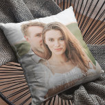 Cojín De Exterior Foto de colección de parejas modernas y regalo de<br><div class="desc">Foto de colección de parejas modernas y regalo de familia mínimo</div>