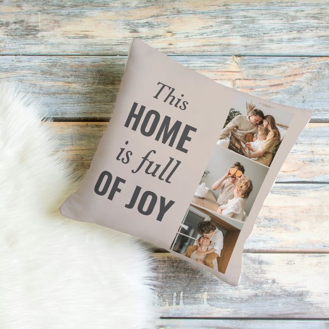 Cojín De Exterior Foto y cita familiar de pareja moderna (Subido por el creador)