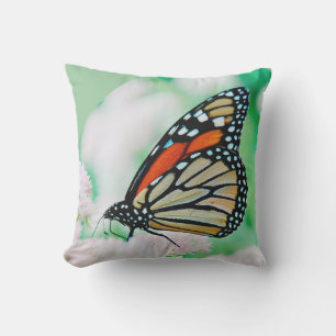 Cojín De Exterior Fotografía moderna, mariposa y flor