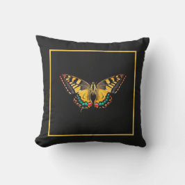 Cojín De Exterior Fotografía moderna suave mariposa amarilla negra