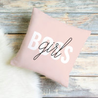 Frase del jefe del Chica rosado Pastel moderno