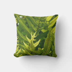 Cojín De Exterior Fresco helecho verde botánico
