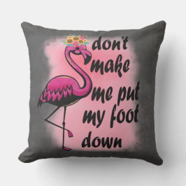 Cojín De Exterior Funny Flamingo Pillow