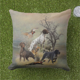 Cojín De Exterior German Shorthaired Pointers (GSP)