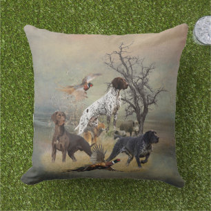 Cojín De Exterior German Shorthaired Pointers (GSP)     