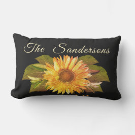 Cojín De Exterior Girasol amarillo dorado ruso