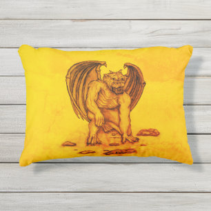 Cojín De Exterior Golem Gargoyle
